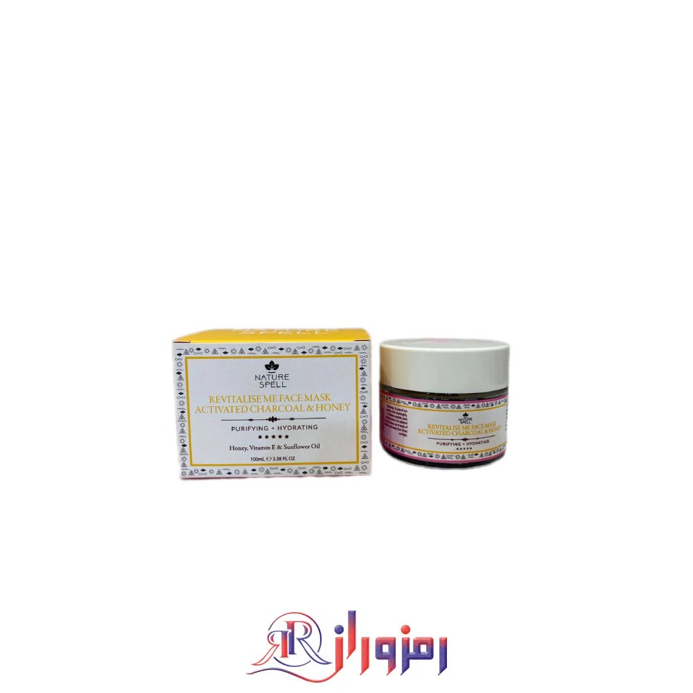ماسک صورت زغال و عسل نیچر اسپل nature spell حجم 100 میل،خرید و قیمت ماسک صورت زغال و عسل نیچر اسپل nature spell حجم 100 میل